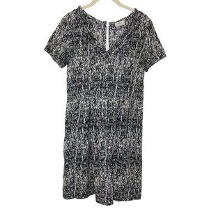 Wrap London Cotton Short Sleeve Printed Dress, 6